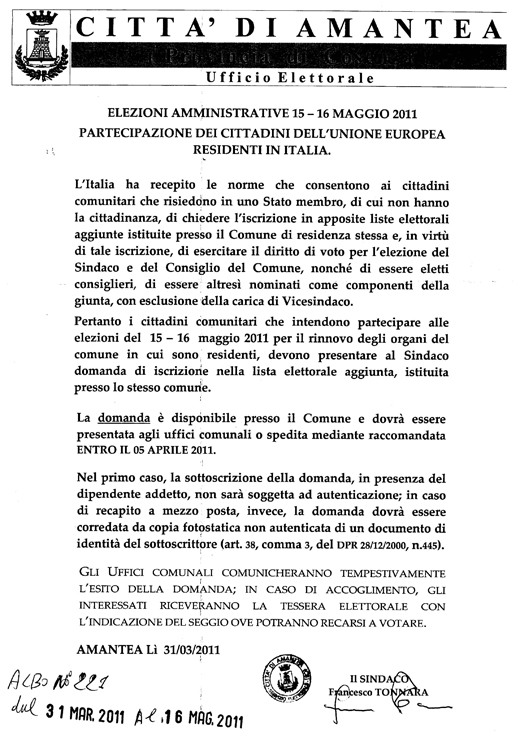 Comunicato Stampa
