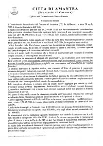 comunicato 256